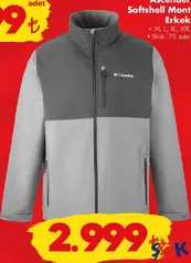 COLUMBİA ASCENDER SOFTSHELL MONT ERKEK
